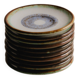 Set de 10 assiettes céramique, Vallauris, 1960s