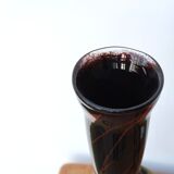 Pair of blown glass vases signed, 90s