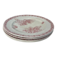 Lot de 4 assiettes plates Onnaing Moisson