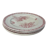 Lot de 4 assiettes plates Onnaing Moisson