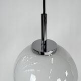 Set of 2 Mid Century Hanging Bol Lamps by Glashutte Limburg, 1970s