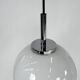 Set of 2 Mid Century Hanging Bol Lamps by Glashutte Limburg, 1970s