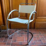 Chaise Cantilever en cuir 1970