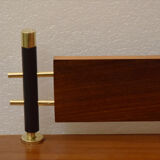 Mid-century decorated sideboard with internal lighting by Società Italiana Compensati Curvati