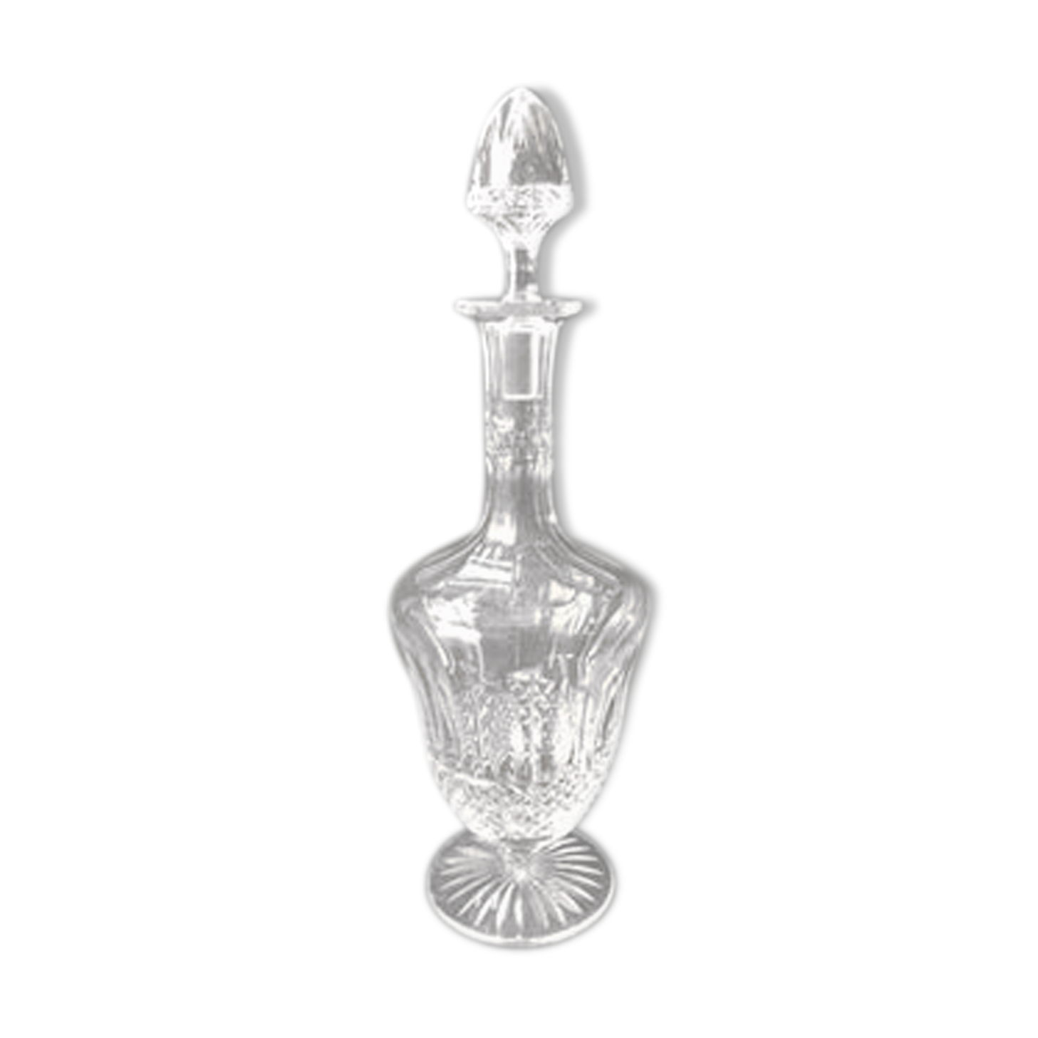 Carafe à vin grand modèle en cristal de Saint Louis, modèle Tommy