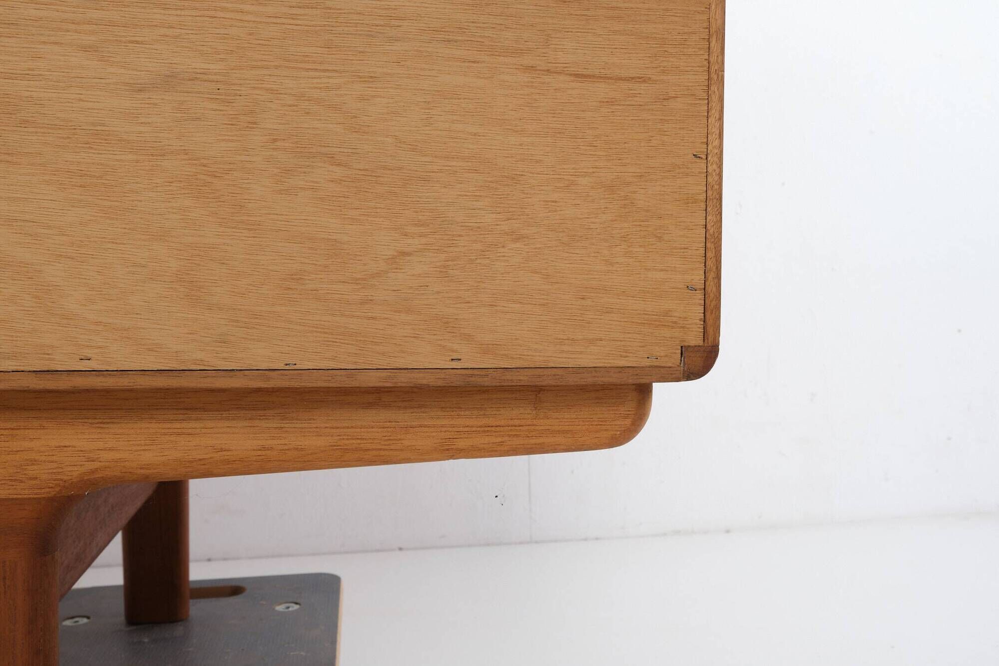 Buffet with roller shutter doors, Danish, vintage, teak, produced by Dyrlund.