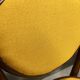 Thonet 215 en bois courbé jaune, récemment retapissé