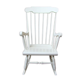 Rocking wood chair 50s