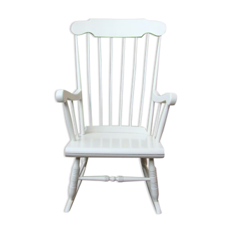 Rocking wood chair 50s