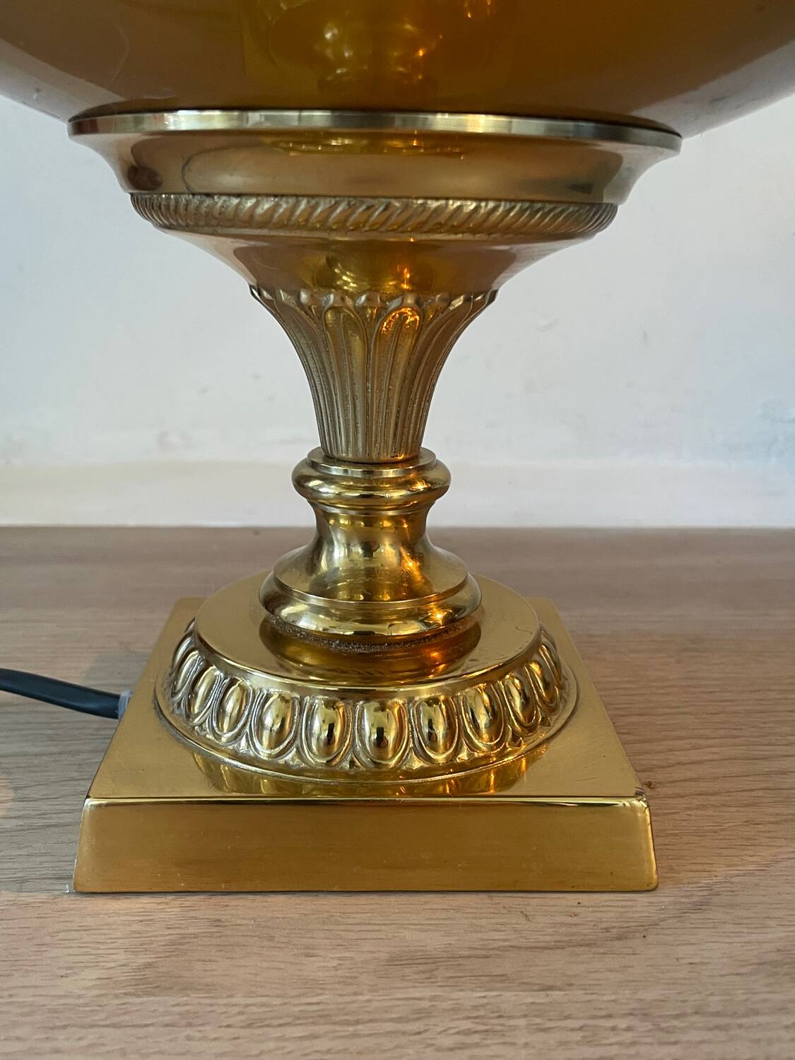 Relux Milano brass lamp with dimmer