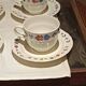 set of 6 Pagnossin ceramic tea cups and saucers from Treviso