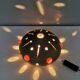 Small ceramic wall lamp (can also be used as a table lamp) space age style. Danish 1970s