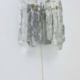 Frosted glass wall light mid-century by J.T. Kalmar Soria, Austria, 1970s