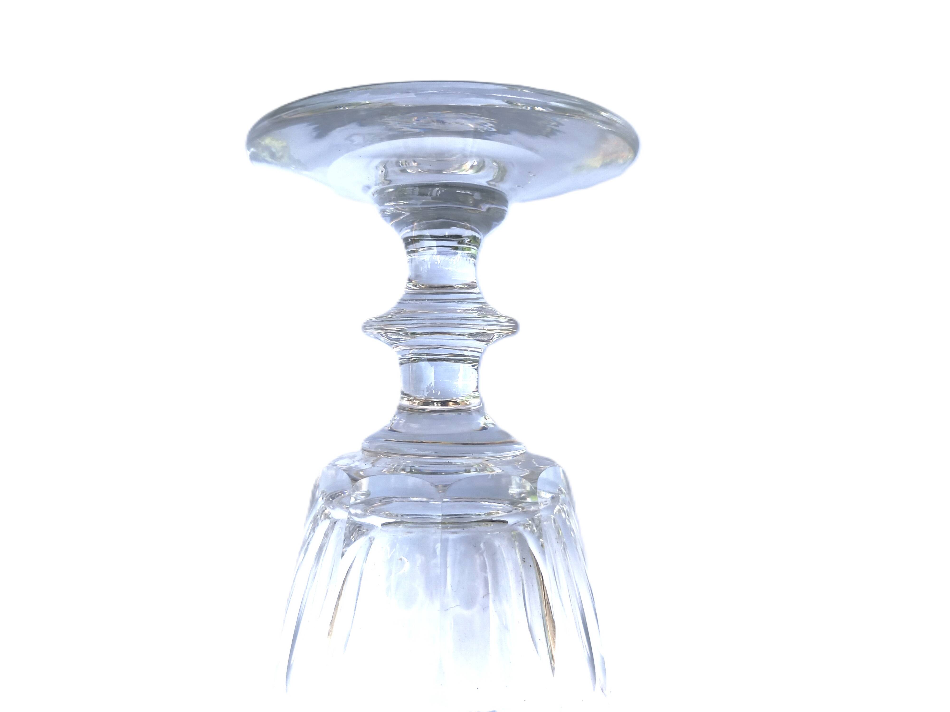 Old Porto glass in crystal, Caton model.