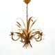 Lustre floral hollywood regency années 1970