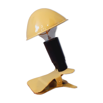Lampe vintage année 50/60 à pince en tôle laquée