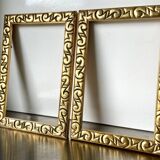Paire de Cadres Anciens ART NOUVEAU en bois doré