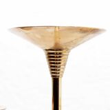 Bougeoir style art deco en laiton