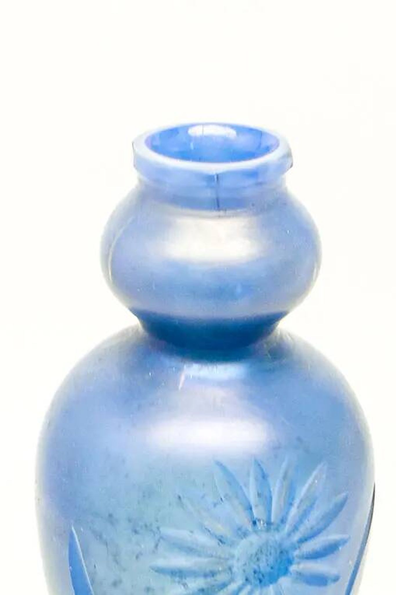 Art Nouveau vase, iridescent glass, Czechoslovakia, 1930s