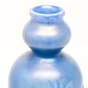 Art Nouveau vase, iridescent glass, Czechoslovakia, 1930s