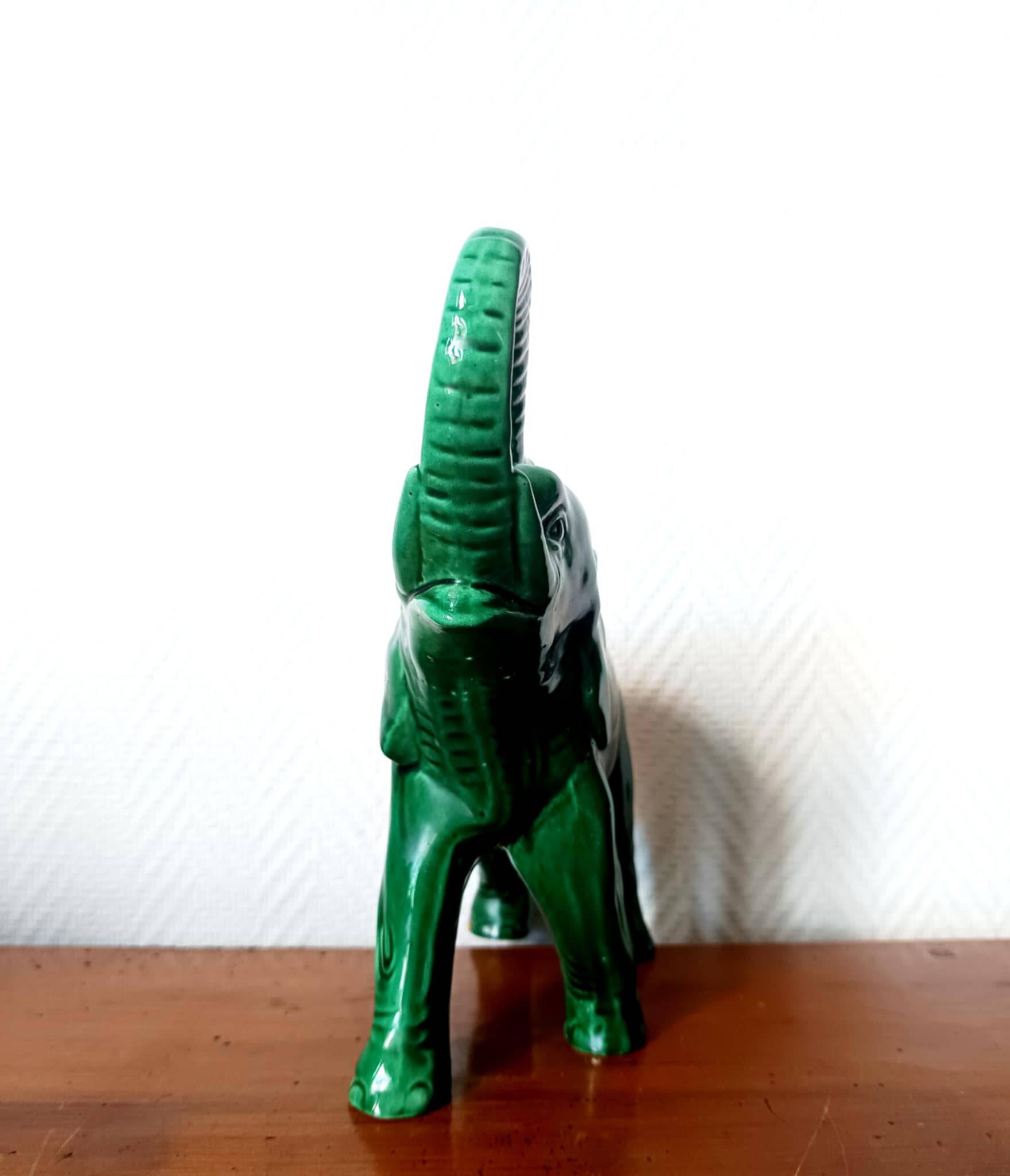 Art Deco ceramic elephant from Saint Clément