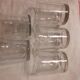 Set of 5 glasses of bubble bistros blown mouth