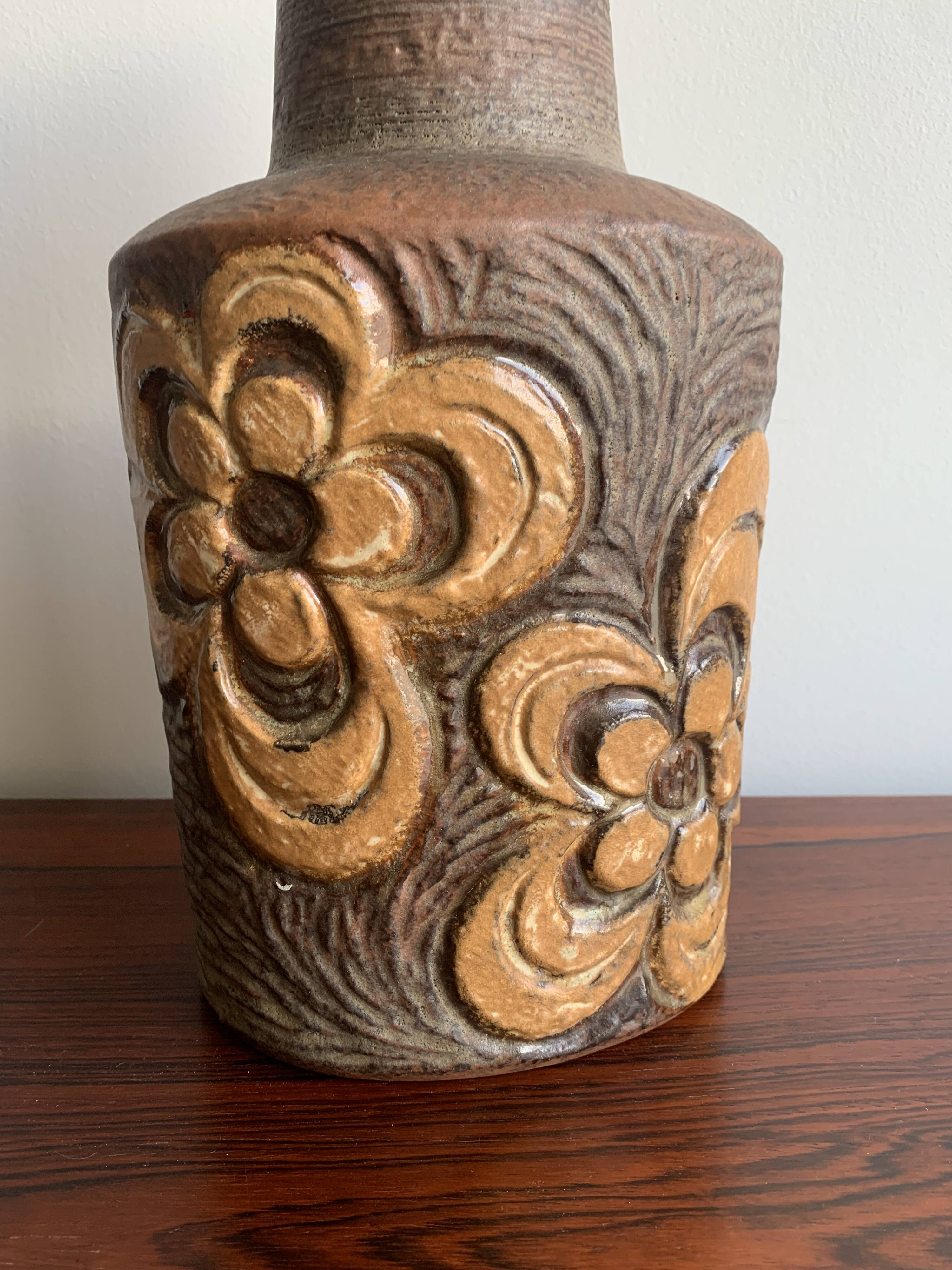 Large vintage ceramic vase Austria, 1970s