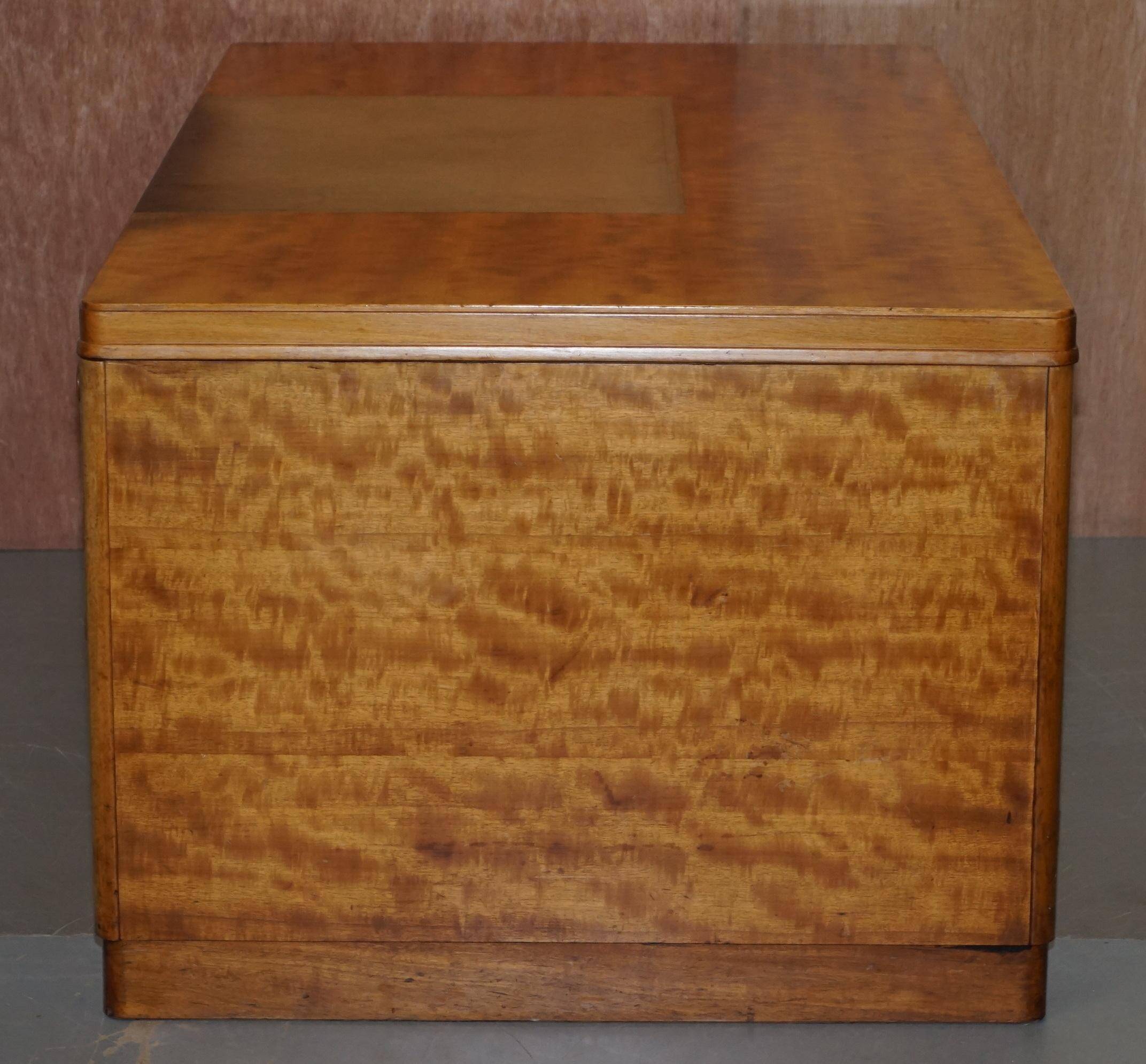 Double-faced desk stamped Waring & Gillow 1960