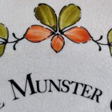 Vintage Cheese Plate Gien France Handmade decor My Kitchen