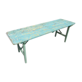 Green brewery folding table