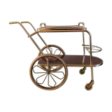 Golden rolling dessert in formica