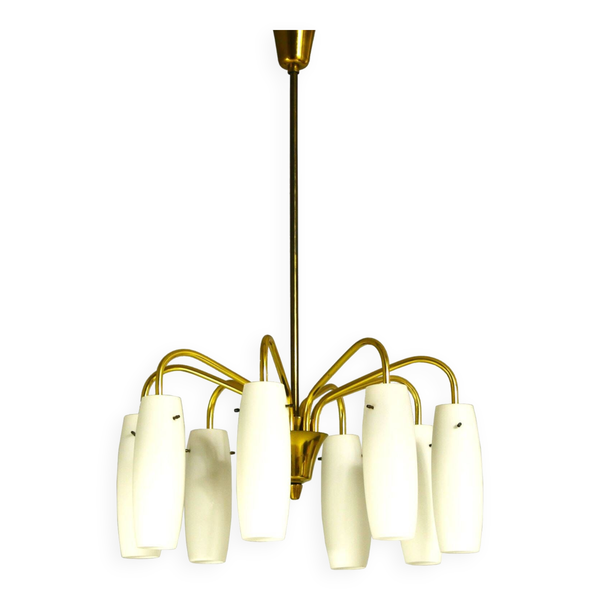 Lampe à Suspension en Laiton des Années 1960 provenant d'Autriche