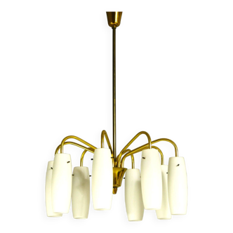 Lampe à Suspension en Laiton des Années 1960 provenant d'Autriche