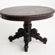 Antique center oak table, France, 1880s