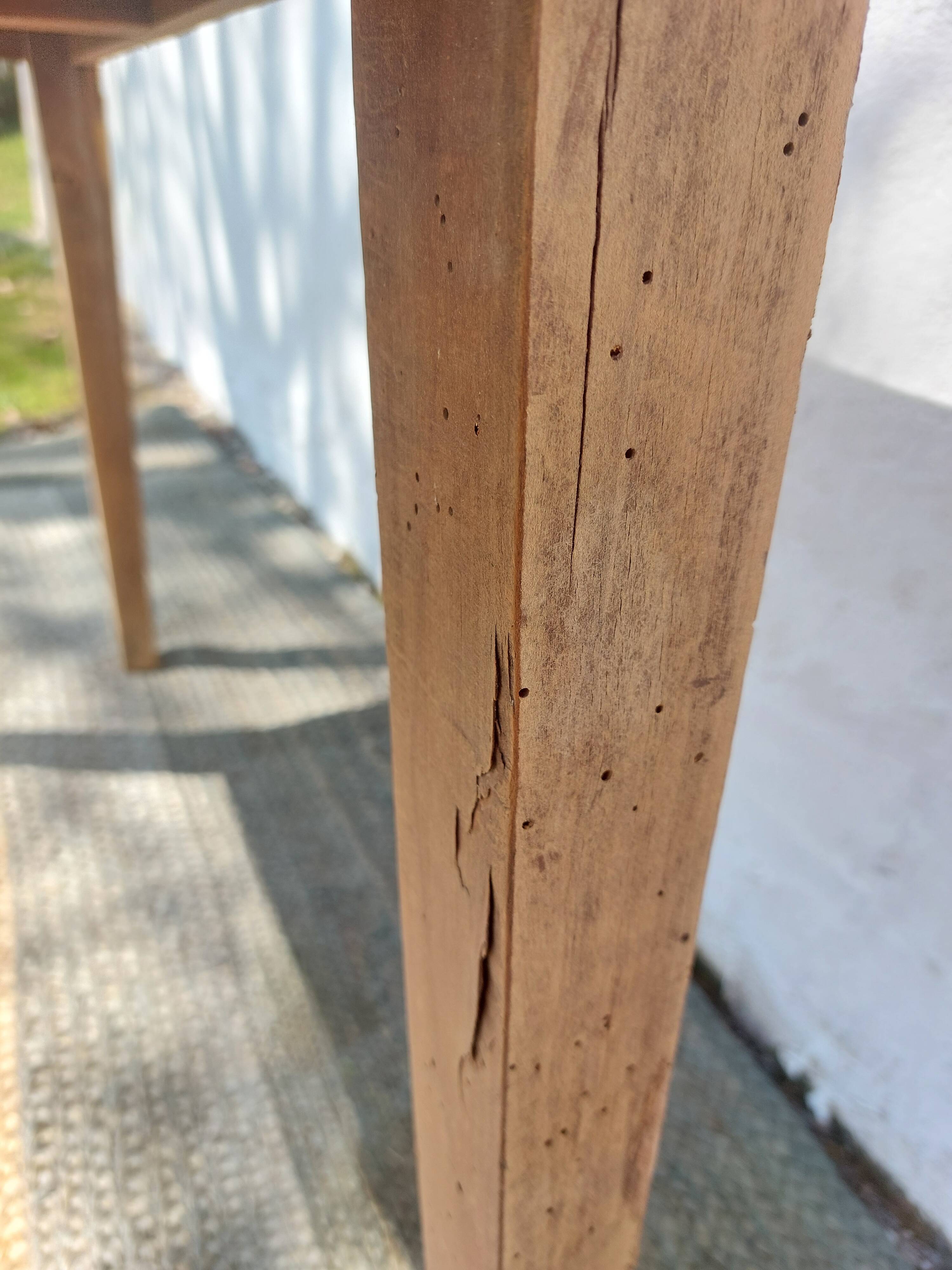 wooden bistro table, vintage, countryside, bohemian