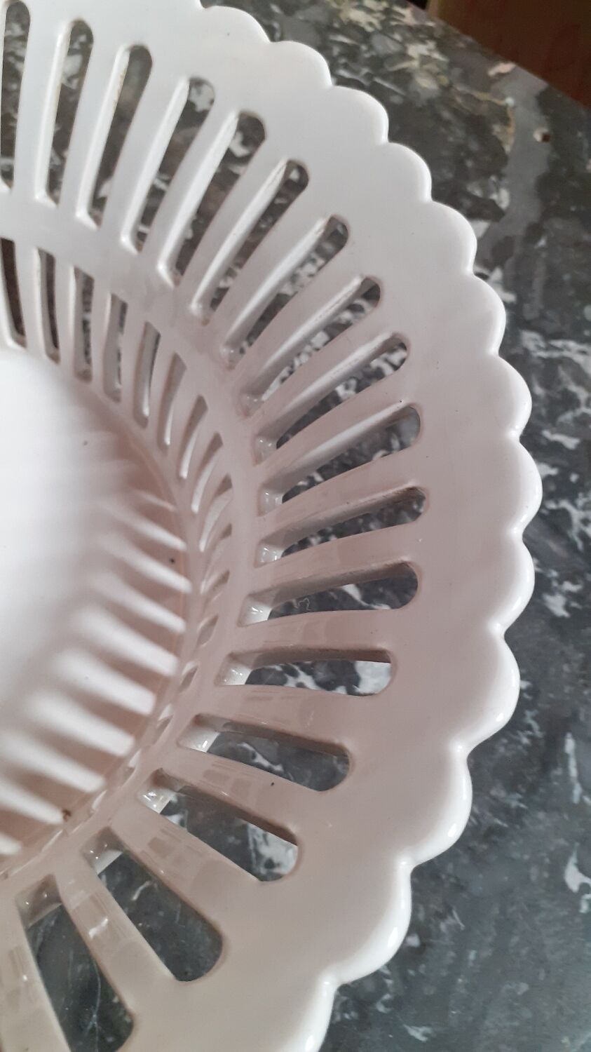 Fruit basket signed Émile Tessier