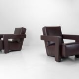Set of 2 Cassina Utrecht Armchairs – Gerrit Rietveld (1935)