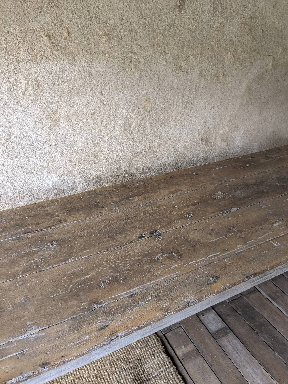 Large farm table for 10 people