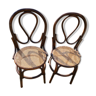 Series of two bistro chairs