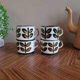 La Redoute x Selency set of 4 Rambouillet Boch cups