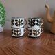 La Redoute x Selency lot 4 tasses Rambouillet Boch