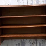 wooden desk top shelf
