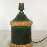 Pied de lampe en céramique signé charlotte corbin 1950