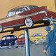 School poster 1960 framed double-sided n14bis The butcher charcutier- n 15 The garage