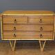 Bamboo design chest of drawers circa 1950