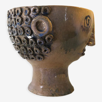 Ceramic vase , signed. Netherlands, 1995
