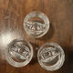 3 vintage glasses kristall krisla design taddei sistini