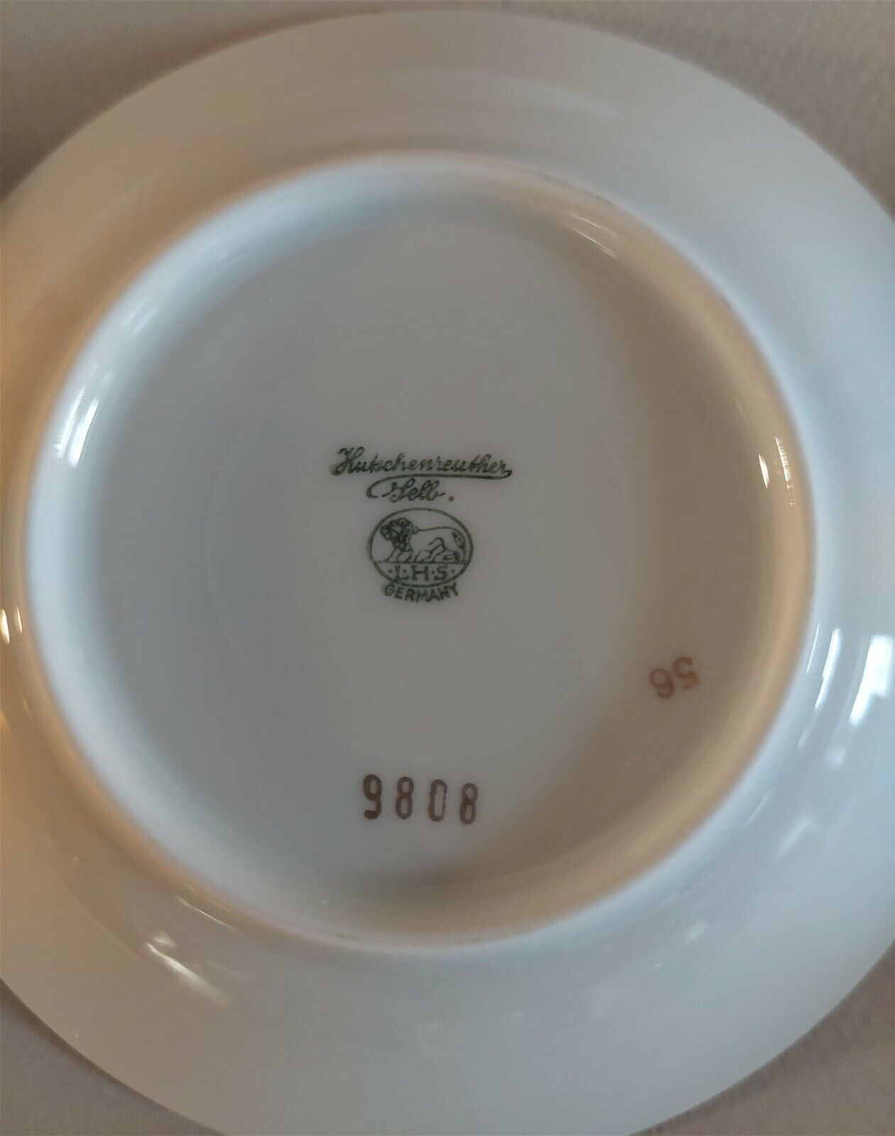 Cups series of six porcelain Hutschenreuther Selb Germany