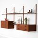 Teak shelving unit, Danish design, 1960s, manufactured in Denmark