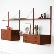 Teak shelving unit, Danish design, 1960s, manufactured in Denmark